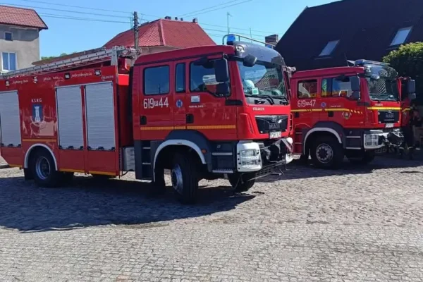 OSP Klęka zabezpieczała procesję Bożego Ciała w Nowym Mieście nad Wartą