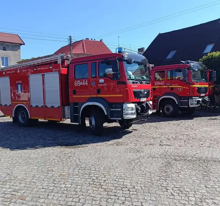 OSP Klęka zabezpieczała procesję Bożego Ciała w Nowym Mieście nad Wartą