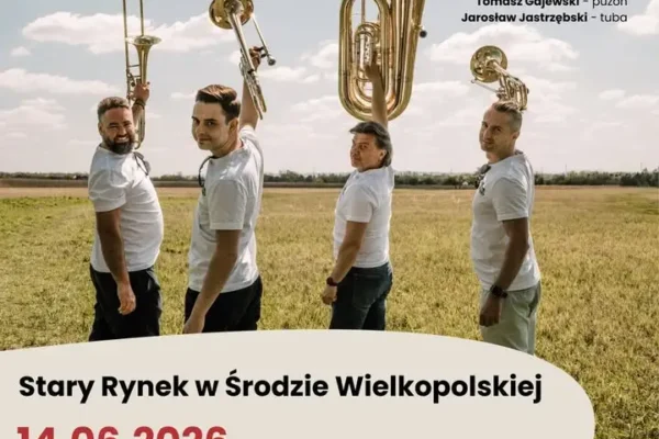 Koncert Brass Riders przeniesiony do Ośrodka Kultury w Środzie Wielkopolskiej
