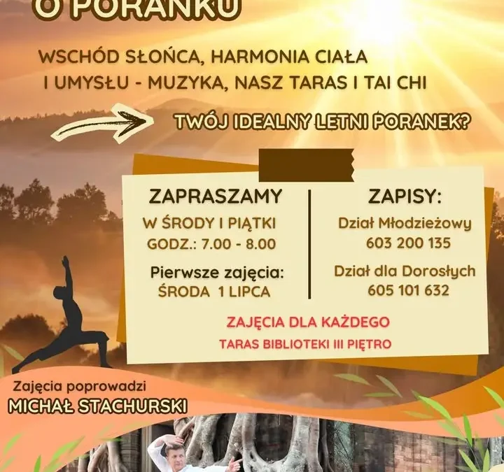Darmowe zajęcia Tai Chi w Środzie Wielkopolskiej – zapisy trwają