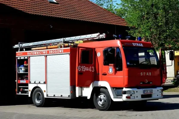 Zderzenie na DK11 w Nowym Mieście nad Wartą – interwencja strażaków