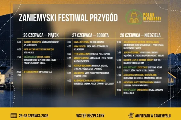 7. Zaniemyski Festiwal Przygód – „Polak w podróży”