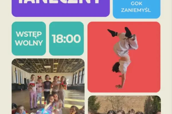 Koncert taneczny w GOK Zaniemyśl – podsumowanie sezonu 2024/2025