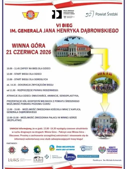 Weekend pełen atrakcji w Powiecie Średzkim: biegi, koncerty i plenery