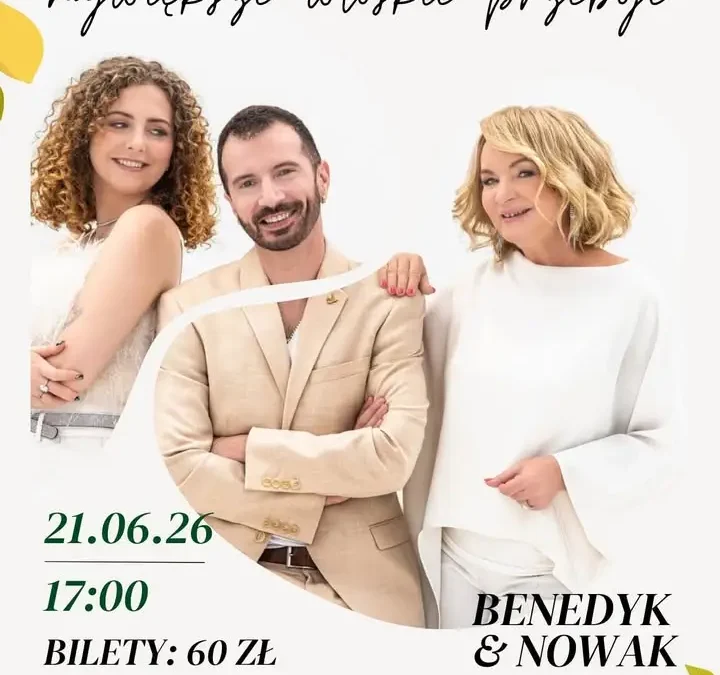 Koncert „Ritmo Italiano” już dziś w Środzie Wielkopolskiej