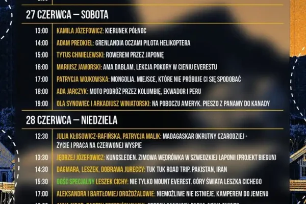 Rusza 7. Zaniemyski Festiwal Przygód – mnóstwo prelekcji i dobra zabawa