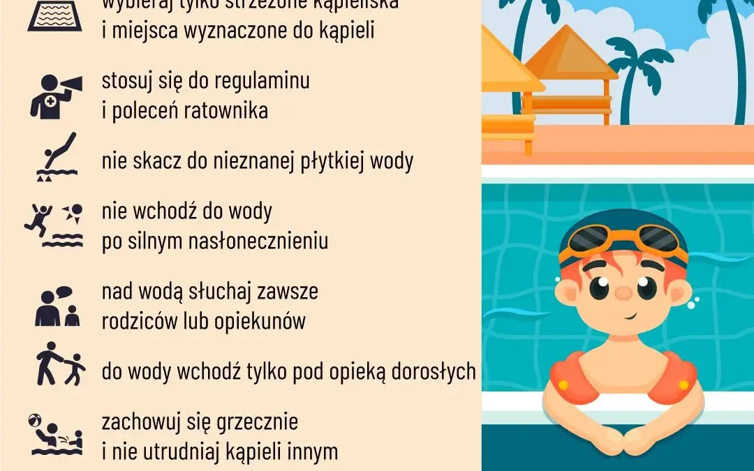 Bezpieczne wakacje nad wodą – zasady, które mogą uratować życie