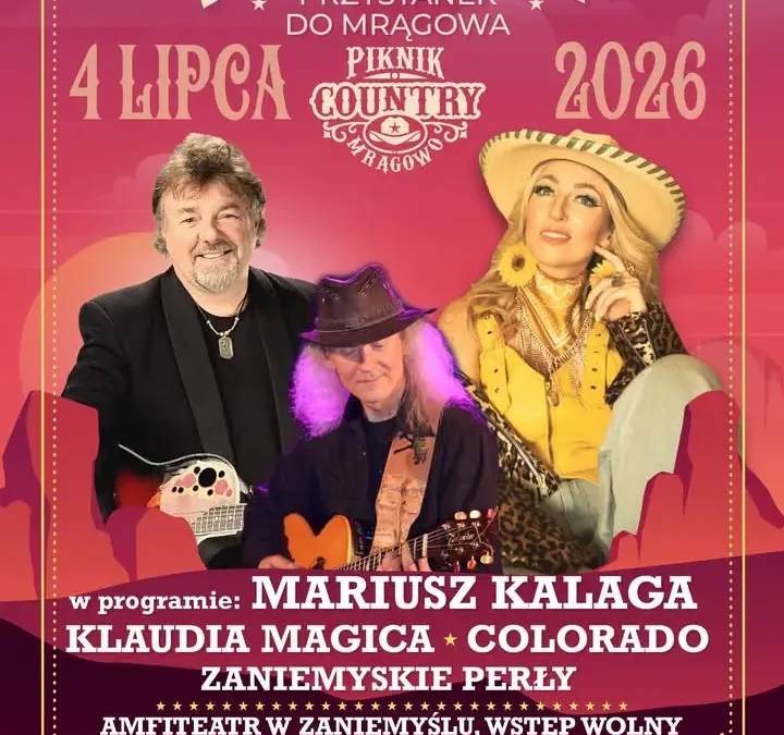 Piknik Country w Zaniemyślu – Przystanek do Mrągowa już 4 lipca