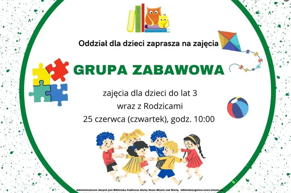 Zajęcia Grupy Zabawowej dla maluchów w Nowym Mieście nad Wartą