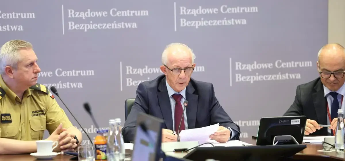 Upały w Polsce: wiceszef MSWiA przewodniczył sztabowi kryzysowemu w RCB