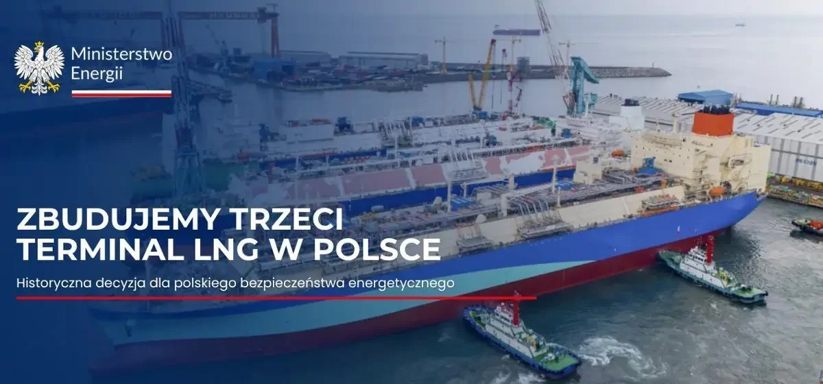 Polska zbuduje trzeci terminal LNG – FSRU 2 w Zatoce Gdańskiej