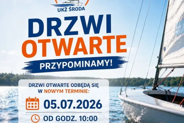 Drzwi Otwarte w Klubie Żeglarskim „Środa” – sprawdź, czy żeglarstwo jest dla Ciebie