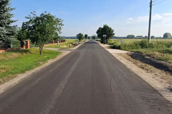 Nowa droga w Pięczkowie dzięki Rządowemu Funduszowi Rozwoju Dróg