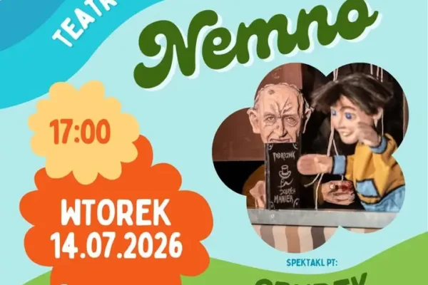 Teatr pod chmurką w Zaniemyślu: spektakl „Gburek” dla całej rodziny