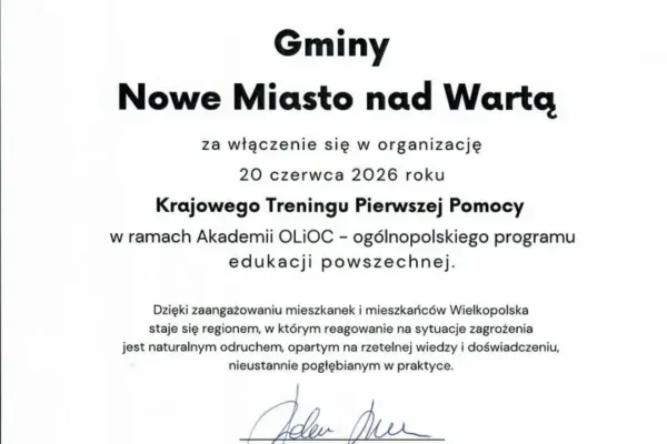 OSP Boguszyn uczyła mieszkańców pierwszej pomocy – podziękowania od wicewojewody