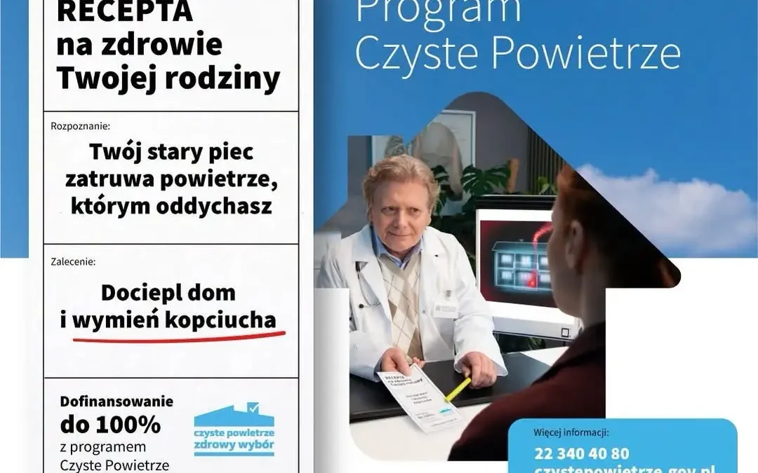 Program Czyste Powietrze – dofinansowanie dla mieszkańców gminy Zaniemyśl