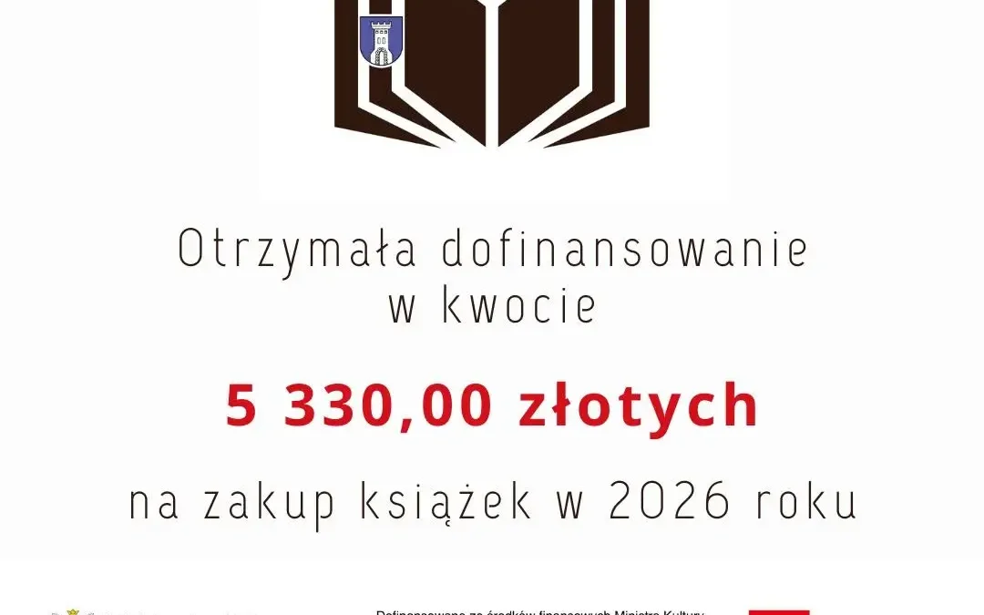 Nowomiejska biblioteka z dofinansowaniem na nowości książkowe