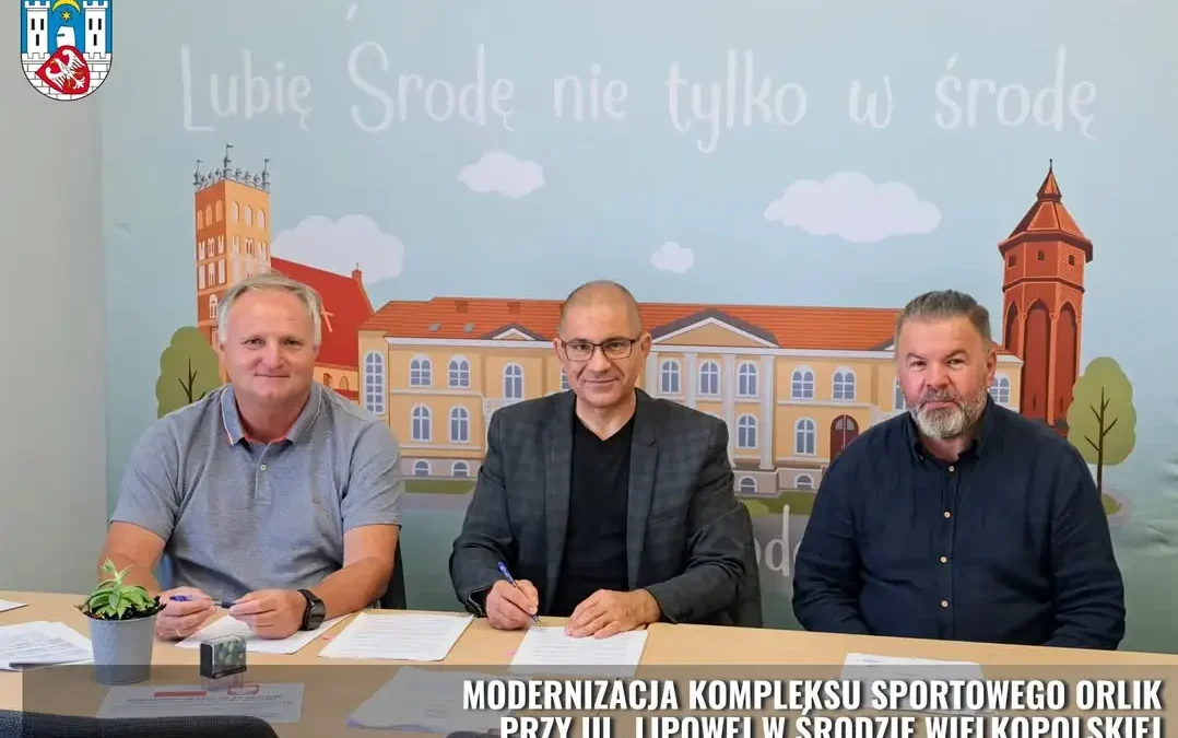 Modernizacja Orlika w Środzie Wielkopolskiej – umowa podpisana