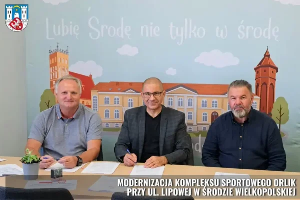 Modernizacja Orlika w Środzie Wielkopolskiej – umowa podpisana