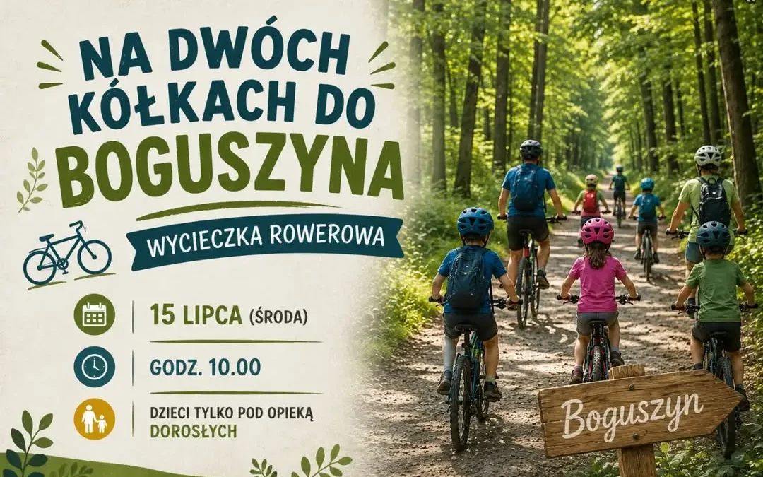 Aktywna Środa z Biblioteką – wycieczka rowerowa do Boguszyna