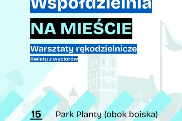 Warsztaty kwiatów z wyciorów w Parku Planty – 15 lipca