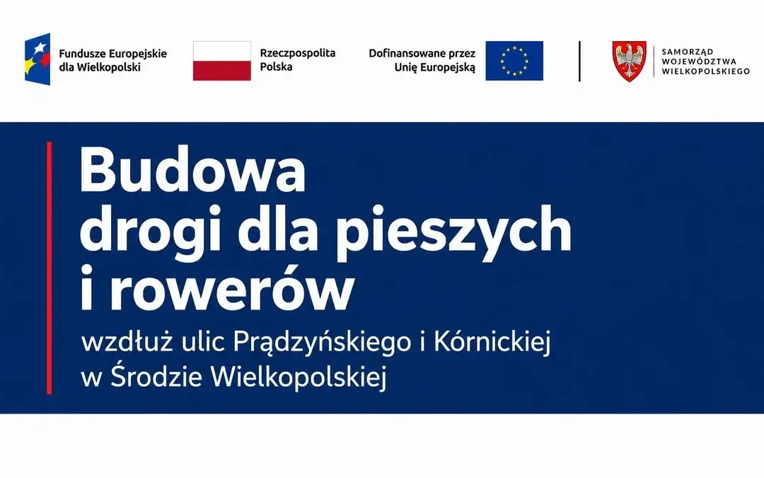 Powiat Średzki z unijną dotacją na budowę drogi dla pieszych i rowerów