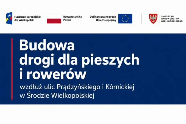 Powiat Średzki z unijną dotacją na budowę drogi dla pieszych i rowerów