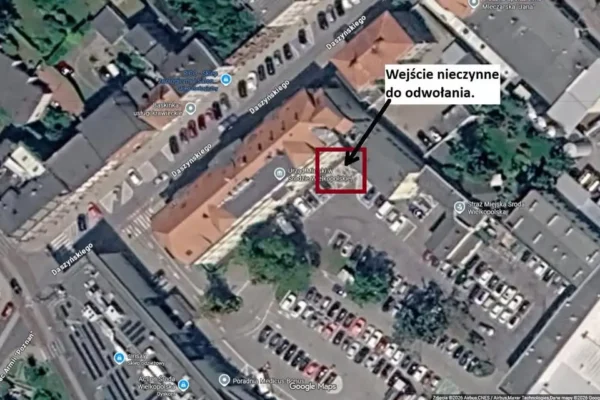 Remont w Środzie Wielkopolskiej: wejście od strony Kupca nieczynne od 15 lipca