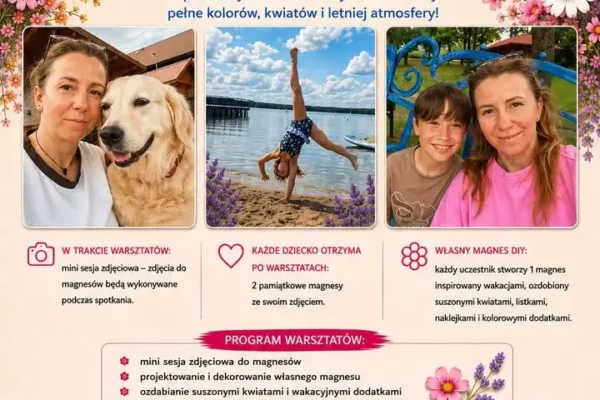 Kreatywne warsztaty z suszonymi kwiatami w Nowym Mieście nad Wartą