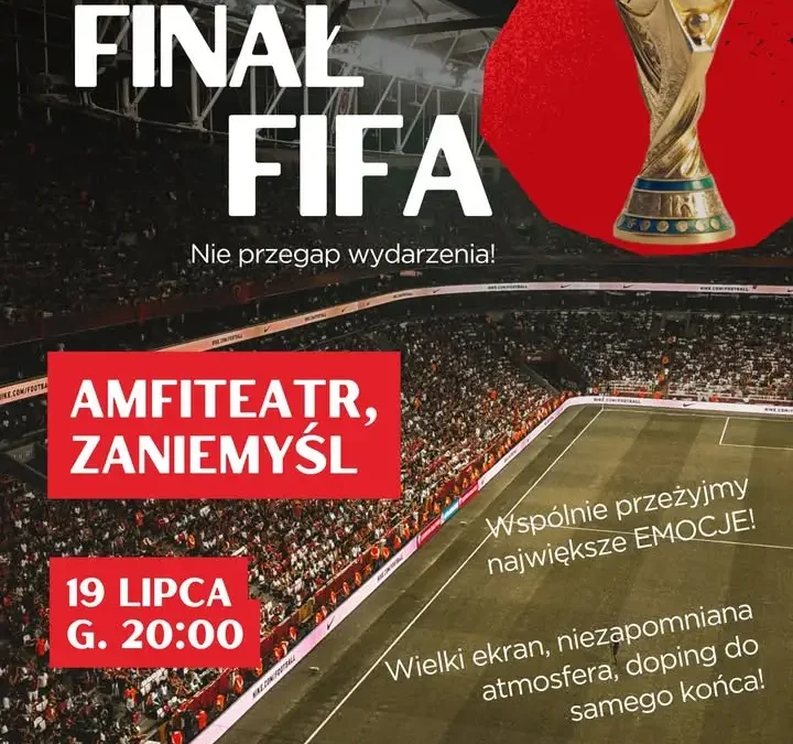 Finał Mistrzostw FIFA na wielkim ekranie w Zaniemyślu – zaproszenie na wspólne kibicowanie