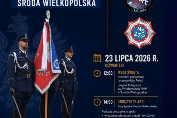Święto Policji na średzkim rynku – zapraszamy na uroczysty apel