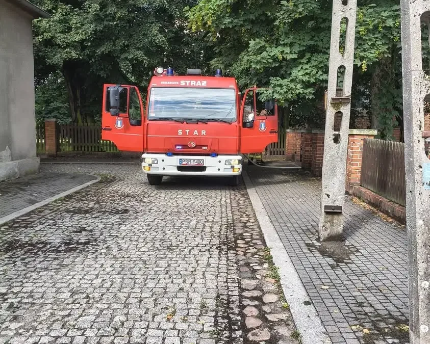 Wyciek gazu w Nowym Mieście nad Wartą – akcja strażaków