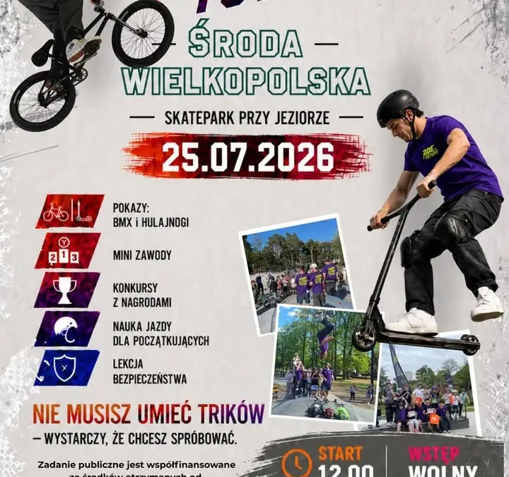 Festiwal Ride The Future w Środzie Wielkopolskiej – warsztaty, pokazy i konkursy