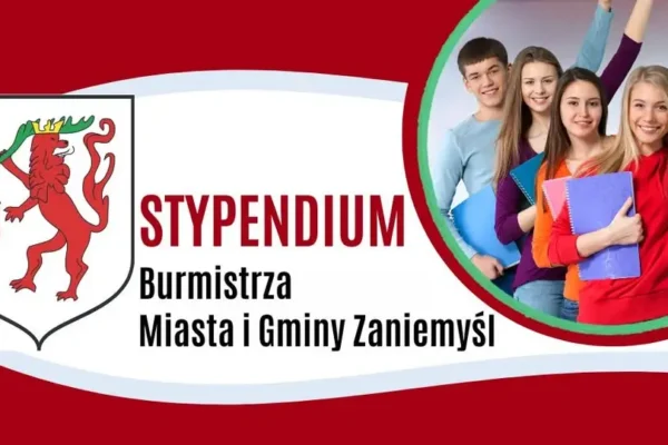 Do 10 września można składać wnioski o stypendium burmistrza w Zaniemyślu