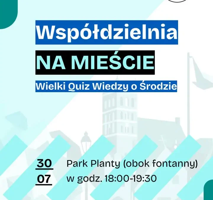 Wielki Quiz Wiedzy o Środzie w Parku Planty – sprawdź swoją wiedzę o mieście