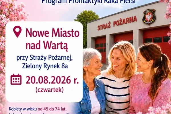Bezpłatna mammografia w Nowym Mieście nad Wartą – zapisz się na badanie