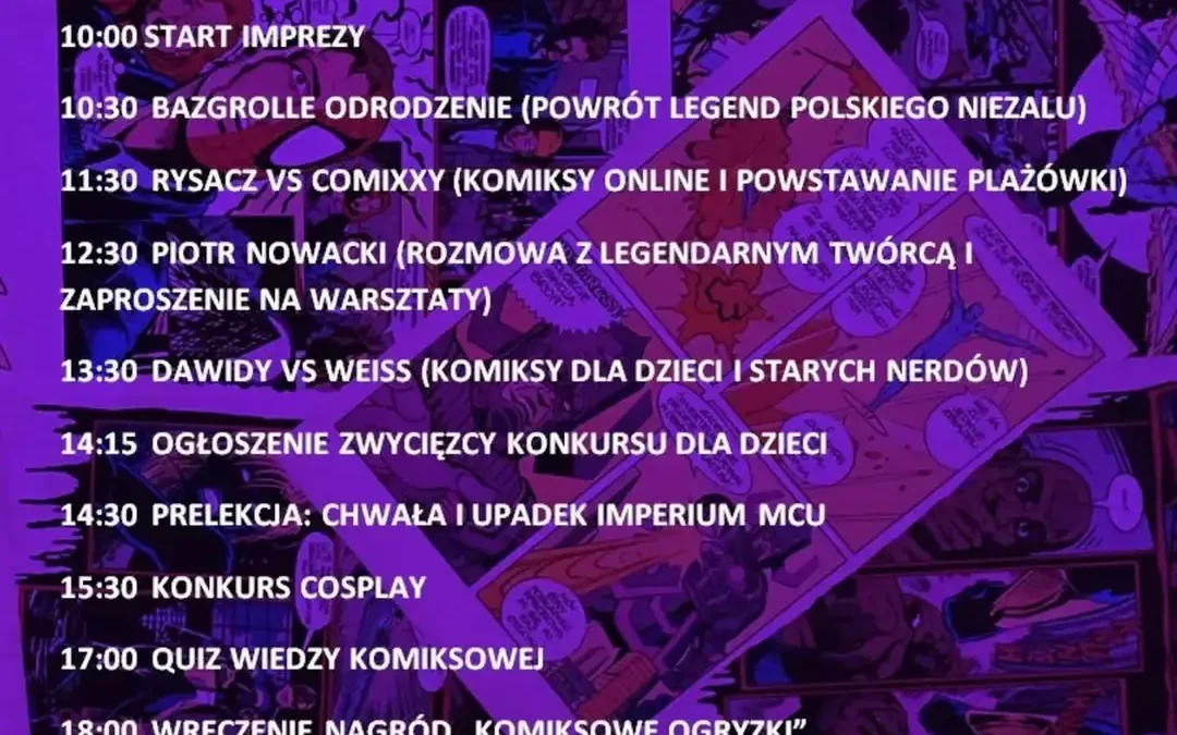 Plażowy Comic Con w Zaniemyślu – 1 sierpnia na plaży