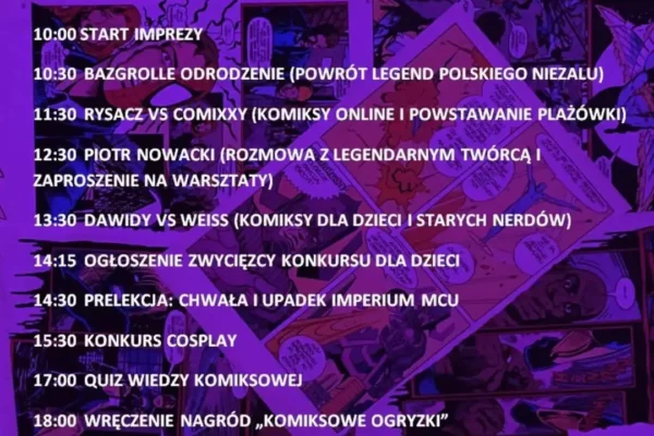 Plażowy Comic Con w Zaniemyślu – 1 sierpnia na plaży