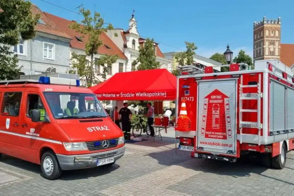 Młodzieżowa Drużyna Pożarnicza z Środy Wielkopolskiej uczyła mieszkańców pierwszej pomocy