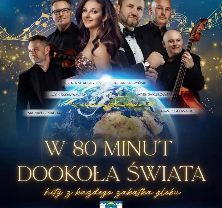 Muzyczna podróż dookoła świata nad jeziorem średzkim 8 sierpnia