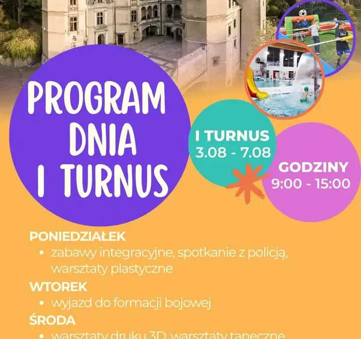 Ruszają półkolonie letnie w Zaniemyślu – plan I turnusu