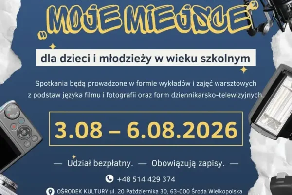Bezpłatne warsztaty medialne dla młodzieży w Ośrodku Kultury