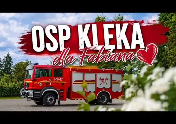 OSP Klęka włącza się w akcję „Życzliwa Dłoń dla Fabianka”