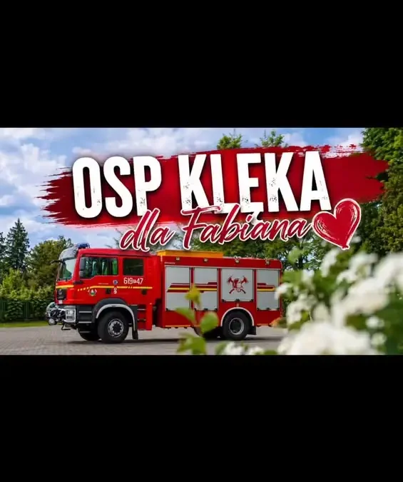 OSP Klęka włącza się w akcję „Życzliwa Dłoń dla Fabianka”