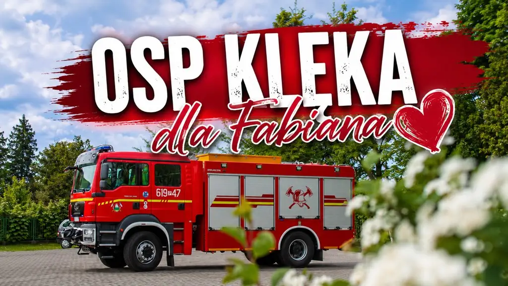 OSP Klęka włącza się do wyzwania „Życzliwa Dłoń dla Fabianka”