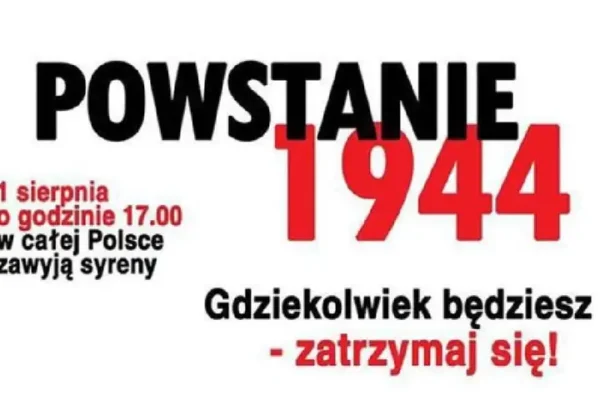 1 sierpnia w Zaniemyślu zawyją syreny alarmowe – uczczą pamięć Powstańców Warszawskich
