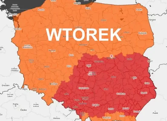 Ostrzeżenie IMGW: Upał w Wielkopolsce – prognoza na wtorek i kolejne dni