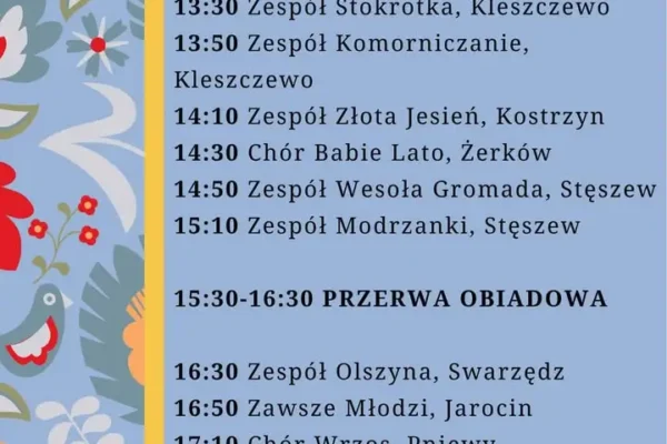 Zaniemyska Biesiada 2026: 11 chórów i potańcówka w amfiteatrze