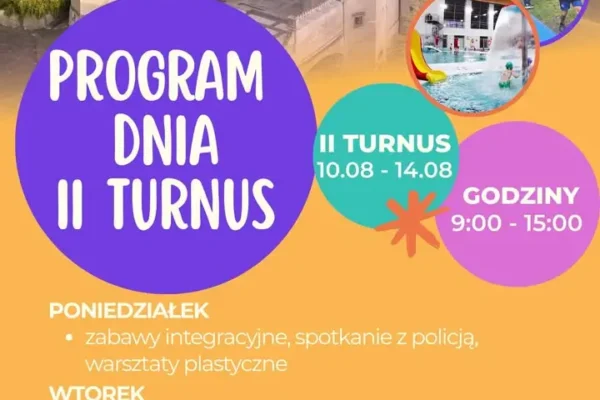 II turnus Półkolonii Letnich w Zaniemyślu: program pełen atrakcji