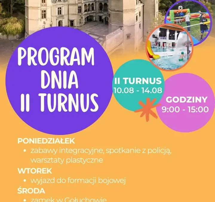 II turnus Półkolonii Letnich w Zaniemyślu: program pełen atrakcji